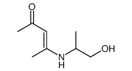 4-(1-hydroxypropan-2-ylamino)pent-3-en-2-one结构式