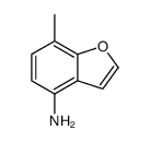 4-Benzofuranamine,7-methyl-(9CI) Structure