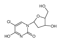 3'-epi-5-Chloro-2'-deoxyuridine structure