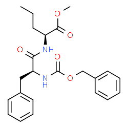 CARBOBENZYLOXY-L-PHENYLALANYL-L-NORVALINE METHYL ESTER结构式