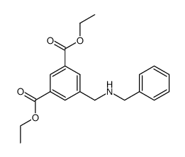 5-(Benzylamino-methyl)-isophthalic acid diethyl ester结构式