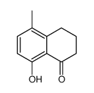 8-hydroxy-5-methyl-3,4-dihydro-2H-naphthalen-1-one结构式