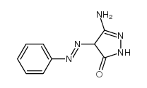 5-amino-2,4-dihydro-4-(phenylazo)-3H-pyrazol-3-one Structure