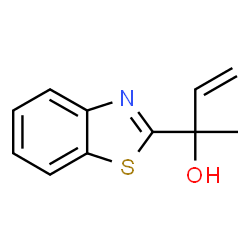 2-Benzothiazolemethanol,alpha-ethenyl-alpha-methyl-(9CI) Structure