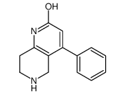4-苯基-5,6,7,8-四氢-1,6-萘啶-2(1h)-酮结构式