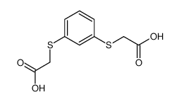 2-[3-(carboxymethylsulfanyl)phenyl]sulfanylacetic acid结构式