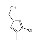 (4-chloro-3-methylpyrazol-1-yl)methanol结构式