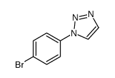 1-(4-溴苯基)-1H-1,2,3-三唑结构式
