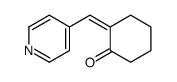 2-(pyridin-4-ylmethylidene)cyclohexan-1-one结构式
