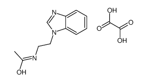 N-[2-(benzimidazol-1-yl)ethyl]acetamide,oxalic acid Structure