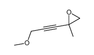 Oxirane, 2-(3-methoxy-1-propynyl)-2-methyl- (9CI) structure