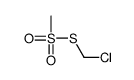 chloro(methylsulfonylsulfanyl)methane Structure