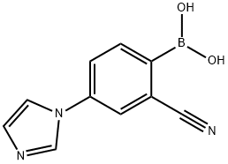 2-Cyano-4-(imidazol-1-yl)phenylboronic acid picture