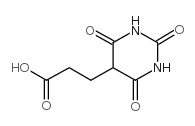 3-(2,4,6-TRIOXO-HEXAHYDRO-PYRIMIDIN-5-YL)-PROPIONIC ACID structure