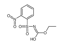 ethyl N-(2-nitrophenyl)sulfonylcarbamate结构式