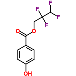 2,2,3,3-Tetrafluoropropyl 4-hydroxybenzoate Structure