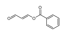 β-(benzoyloxy)acrolein结构式
