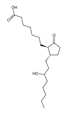 15-hydroxy-9-oxoprostanoic acid Structure