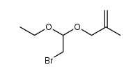 3-(2-bromo-1-ethoxyethoxy)-2-methylprop-1-ene Structure