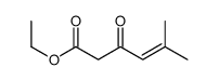 ethyl 5-methyl-3-oxohex-4-enoate Structure