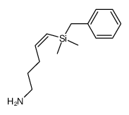 (Z)-5-benzyldimethylsilyl-4-penten-1-amine结构式