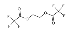Bis(trifluoroacetic acid)ethylene ester Structure
