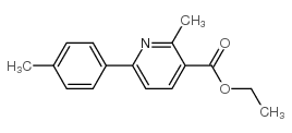ethyl 2-methyl-6-p-tolylpyridine-3-carboxylate结构式