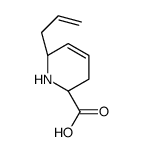 2-Pyridinecarboxylicacid,1,2,3,6-tetrahydro-6-(2-propenyl)-,(2S,6S)-(9CI) Structure