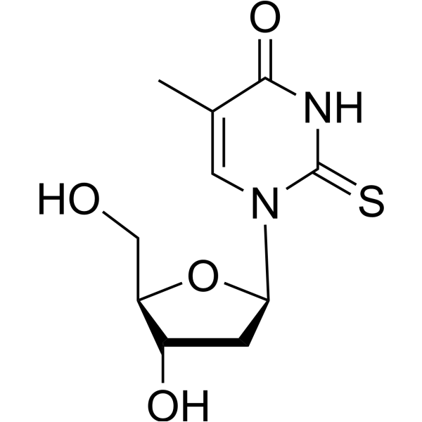 2-Thiothymidine Structure