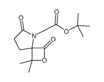 2-Methyl-2-propanyl 1,1-dimethyl-3,6-dioxo-2-oxa-5-azaspiro[3.4]o ctane-5-carboxylate结构式