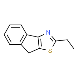 8H-Indeno[1,2-d]thiazole,2-ethyl-(9CI) structure