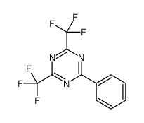 2-phenyl-4,6-bis(trifluoromethyl)-1,3,5-triazine结构式
