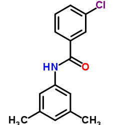 3-Chloro-N-(3,5-dimethylphenyl)benzamide结构式