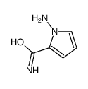 1-AMINO-3-METHYL-1H-PYRROLE-2-CARBOXAMIDE结构式