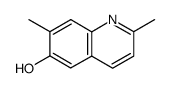 2,7-dimethylquinolin-6-ol Structure