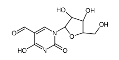 1-[(2R,3R,4S,5R)-3,4-二羟基-5-(羟基甲基)四氢呋喃-2-基]-2,4-二氧代嘧啶-5-甲醛结构式