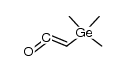 (trimethylgermyl)ketene Structure