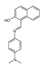 (4-(N,N-dimethylamino)phenyl)-2-hydroxy-1-naphthaldimine结构式