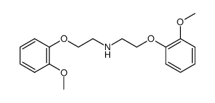 bis-[2-(2-methoxy-phenoxy)-ethyl]-amine Structure