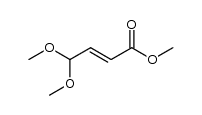 monofumaraldehyde dimethylacetal monomethylester Structure