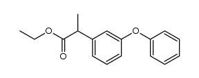 ethyl 2-(3-phenoxyphenyl)propanoate Structure