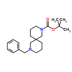 tert-butyl 8-benzyl-2,8-diazaspiro[4.5]decane-2-carboxylate Structure