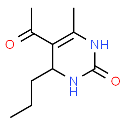 2(1H)-Pyrimidinone,5-acetyl-3,4-dihydro-6-methyl-4-propyl-(9CI) structure