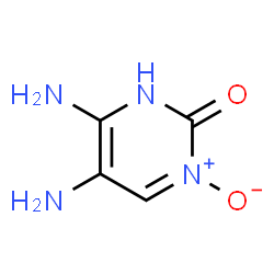 2(1H)-Pyrimidinone, 5,6-diamino-, 3-oxide (9CI)结构式