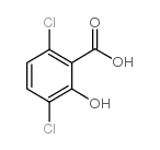 3,6-Dichlorosalicylic acid structure