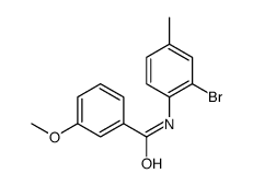 N-(2-Bromo-4-methylphenyl)-3-methoxybenzamide Structure