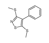 3,5-Bis(methylthio)-4-phenylisothiazole structure