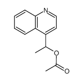 1-(4-quinolyl)ethyl acetate Structure