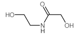2-hydroxy-N-(2-hydroxyethyl)acetamide结构式