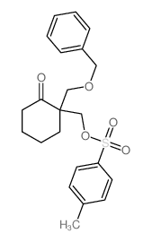 2-[(4-methylphenyl)sulfonyloxymethyl]-2-(phenylmethoxymethyl)cyclohexan-1-one picture